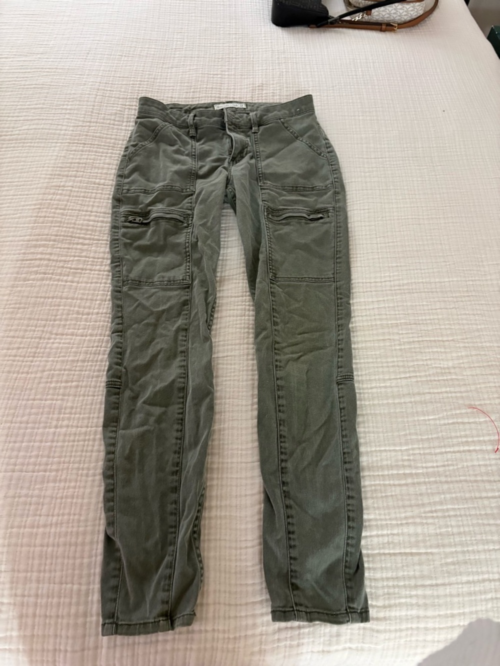 Abercrombie & Fitch Olive Utility Pants